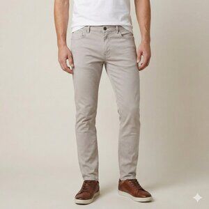 Zara Men's Beige Skinny Fit Style Chinos Pants